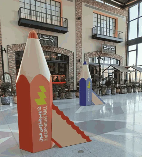 Warehouse Mall back-to-school campaign by ThnkTank